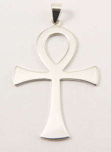  Grote zilveren ankh hanger